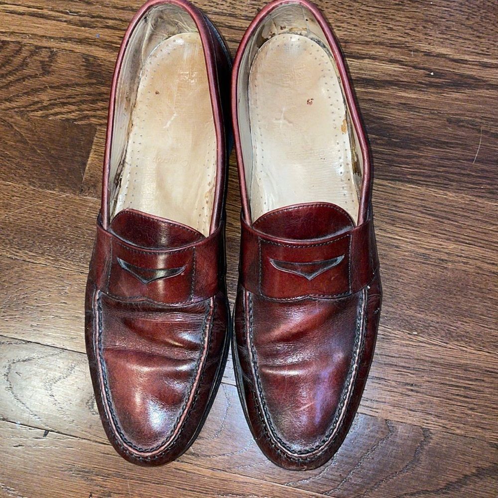 Allen Edmonds Cameron brown penny loafers